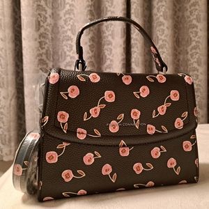 French Connection Clover Pebble Crossbody Purse